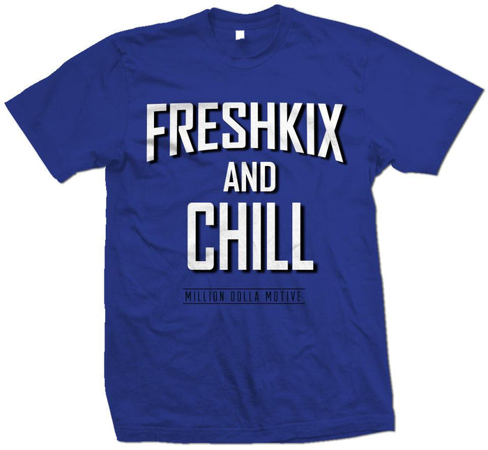 Freshkix and Chill - Royal Blue T-Shirt