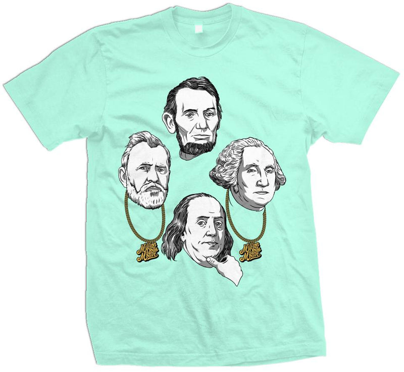 Faces of Money - Island Green T-Shirt T-Shirt Million Dolla Motive 