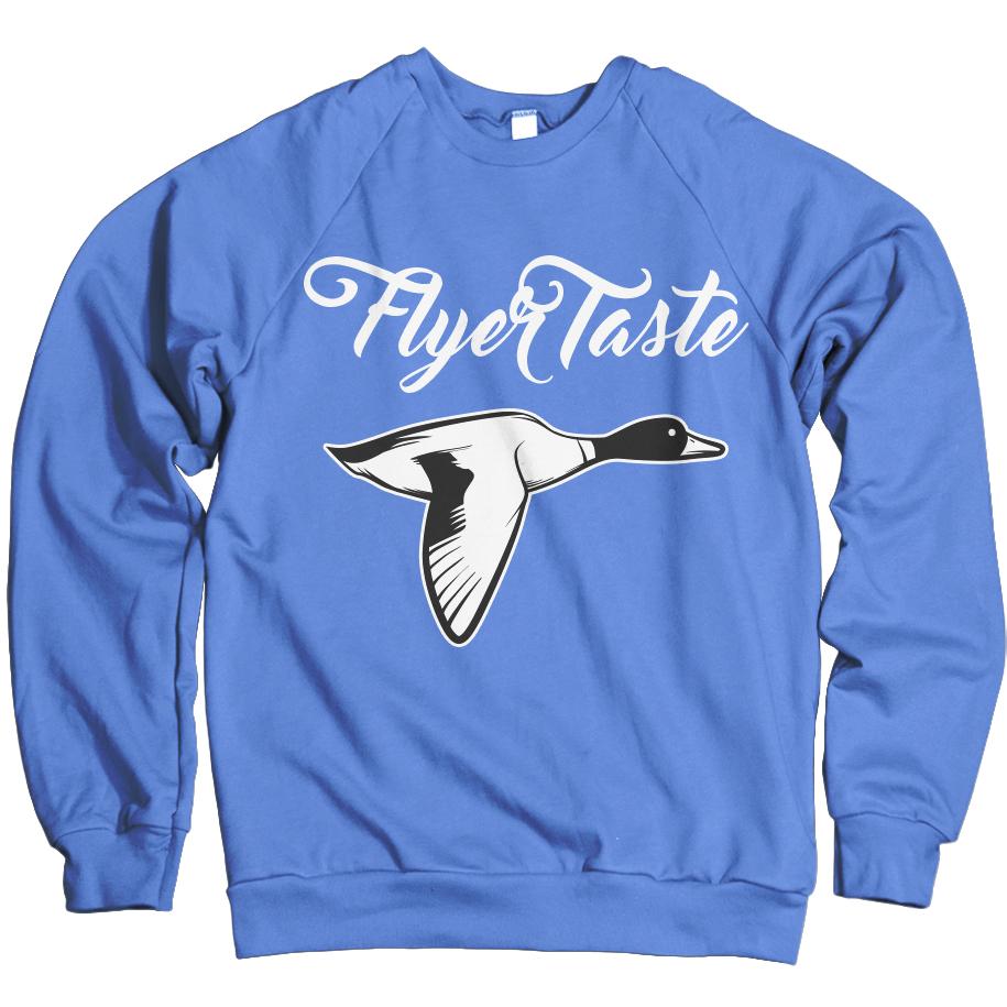 Flyer Taste - University Blue Crewneck Sweatshirt - Million Dolla Motive