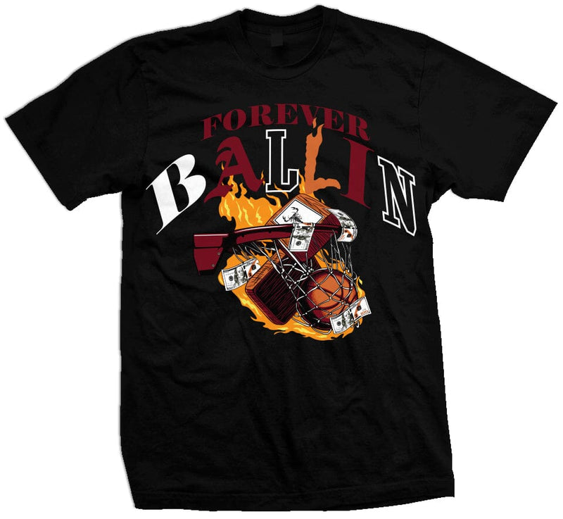 Forever Ballin - Black T-Shirt T-Shirt Million Dolla Motive 