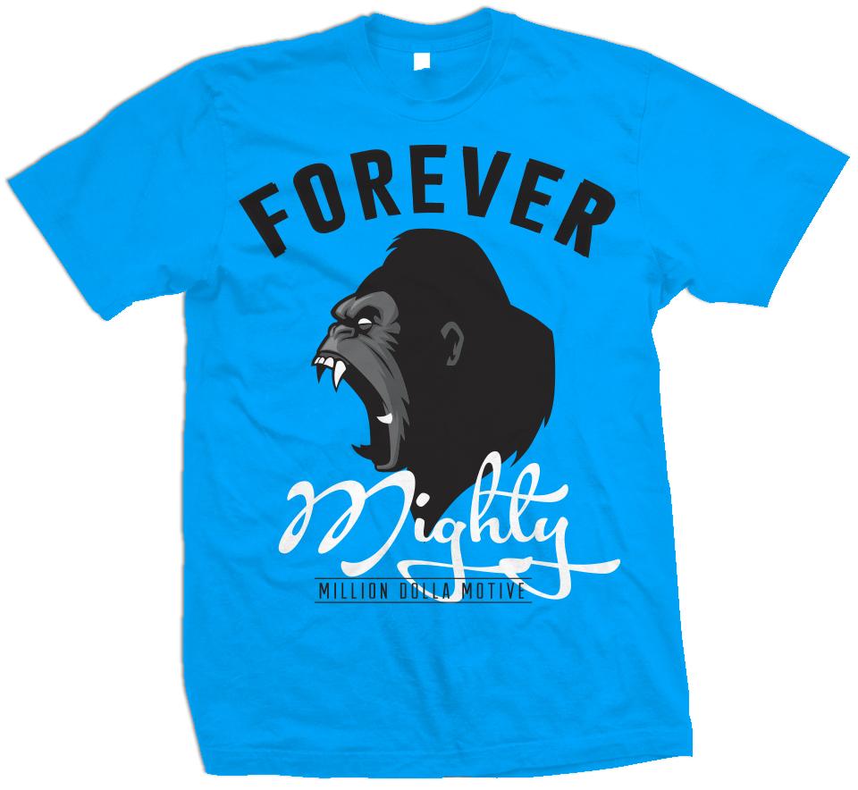 Forever Mighty - Turquoise Blue T-Shirt