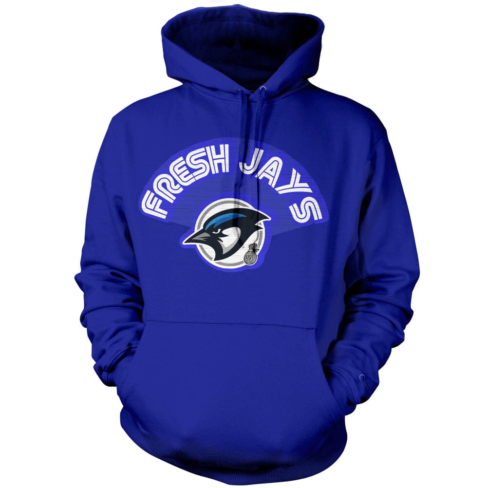 Chenille Fresh Jays - Royal Blue Hoodie Sweatshirt