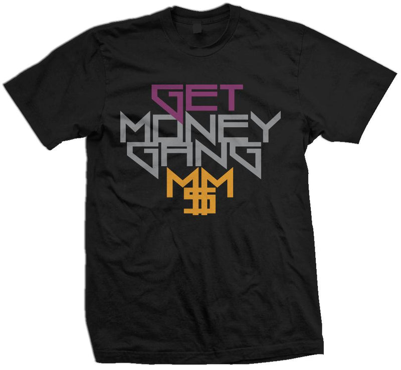 Get Money Gang - Black T-Shirt T-Shirt Million Dolla Motive 
