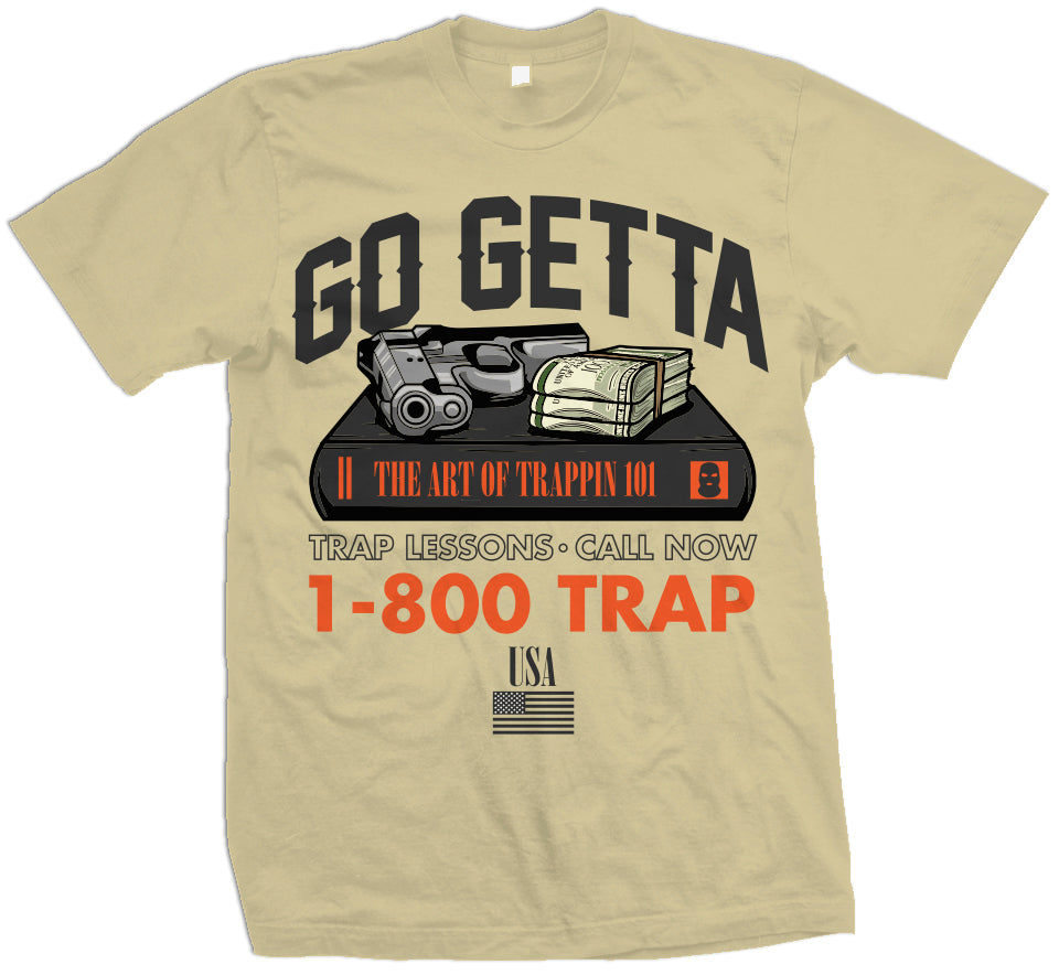 Go Getta - Khaki T-Shirt