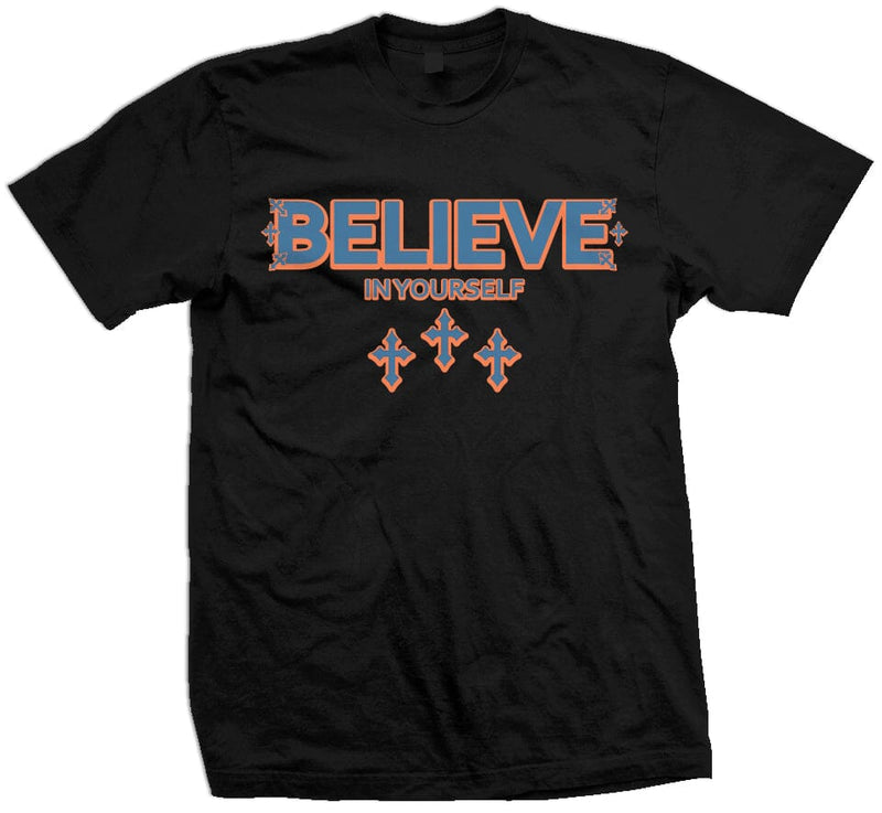 Believe In Yourself, God Did - Black T-Shirt T-Shirt Million Dolla Motive 