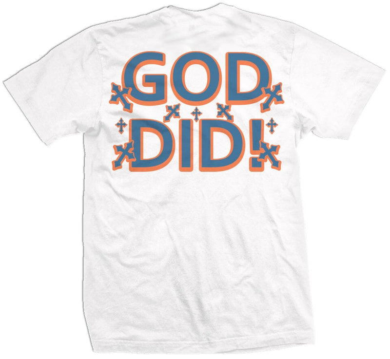 Believe In Yourself, God Did - White T-Shirt T-Shirt Million Dolla Motive 
