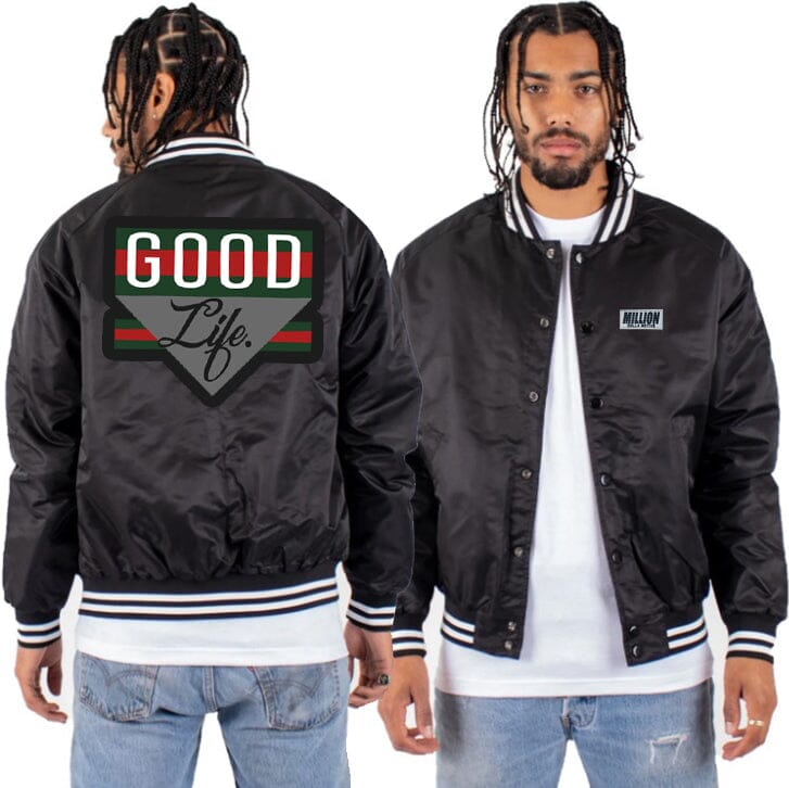 Good Life - Black Varsity Jacket
