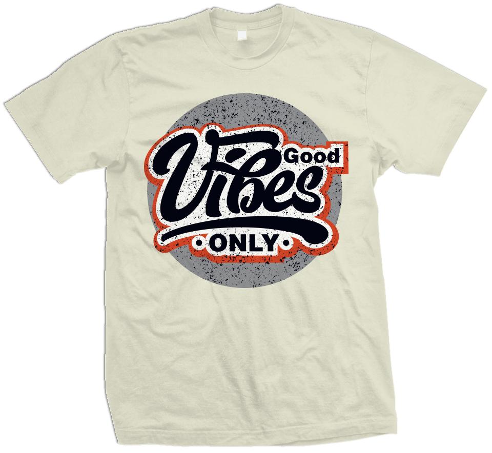 
                  
                    Good Vibes Only - Natural Sail T-Shirt
                  
                