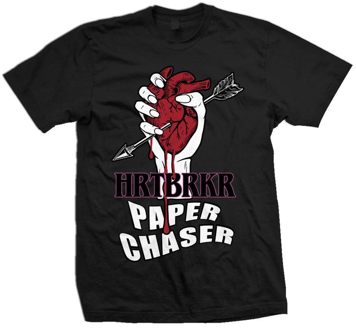 Heartbreaker Paper Chaser - Black T-Shirt