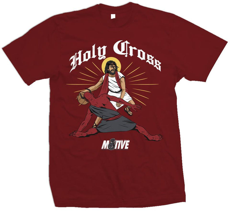 Holy Cross - Burgundy T-Shirt T-Shirt Million Dolla Motive 