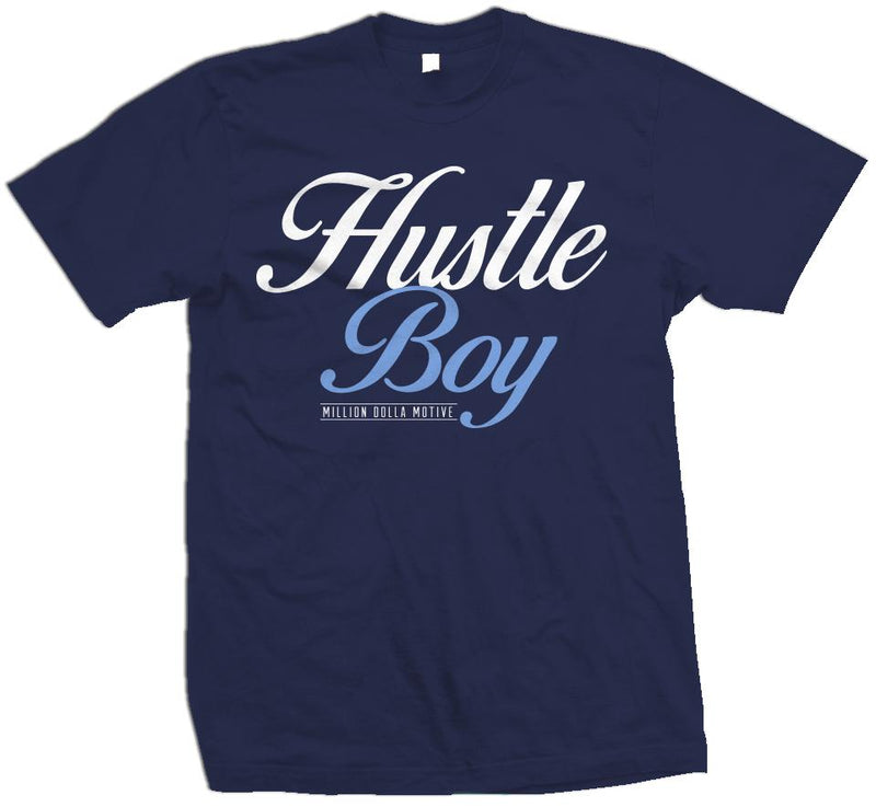 Hustle Boy - Navy T-Shirt T-Shirt Million Dolla Motive 