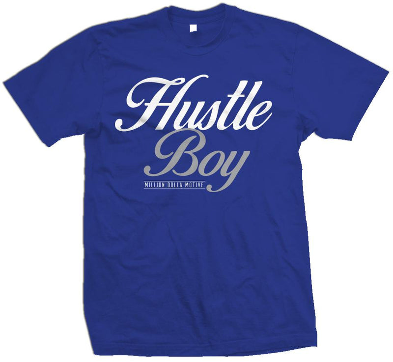Hustle Boy - Royal Blue T-Shirt T-Shirt Million Dolla Motive 