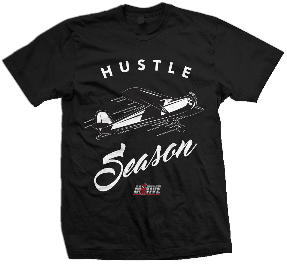Hustle Season - Black T-Shirt