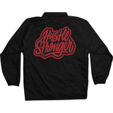 Hustle Stronger - Black Coaches Jacket