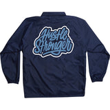 Hustle Stronger - Navy Coaches Jacket
