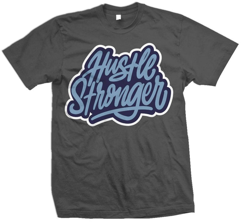 Hustle Stronger Flint - Dark Grey T-Shirt T-Shirt Million Dolla Motive 