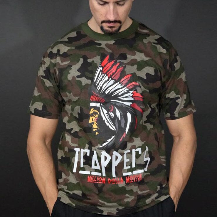 Trappers - Forest Green Camo T-Shirt T-Shirt Million Dolla Motive 
