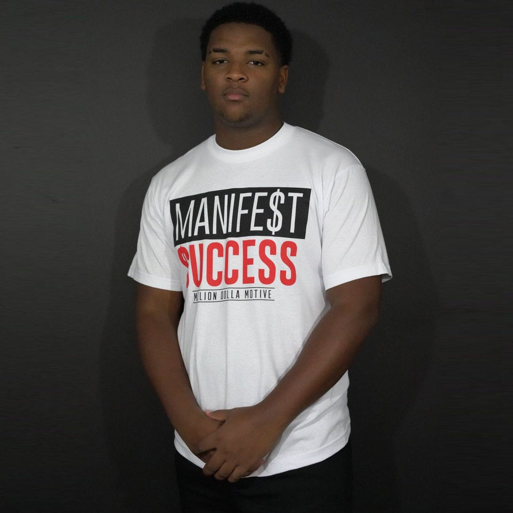
                  
                    Manifest Success - White T-Shirt
                  
                