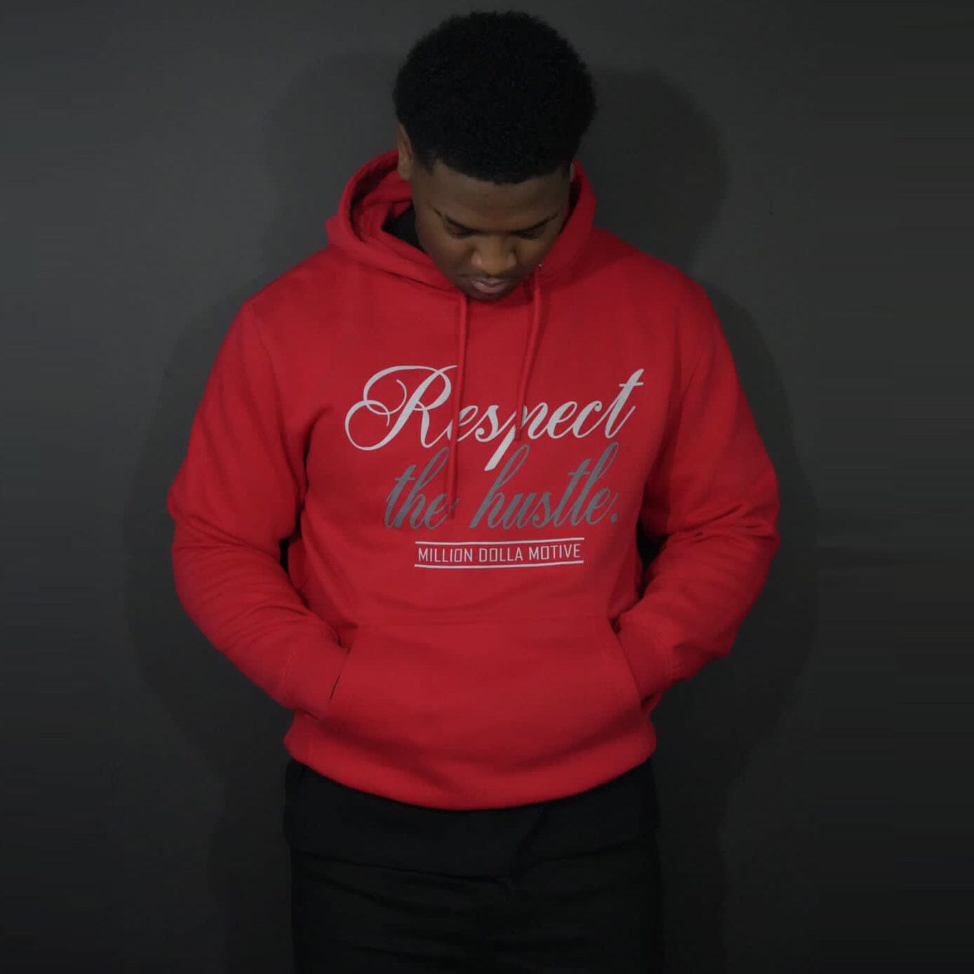 
                  
                    Respect the Hustle - Red Hoodie Sweatshirt
                  
                