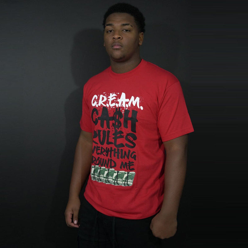 CREAM - Red T-Shirt T-Shirt Million Dolla Motive 