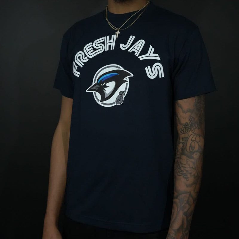 Fresh Jays - Navy T-Shirt T-Shirt Million Dolla Motive 