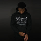 Respect the Hustle - Black Hoodie Sweatshirt