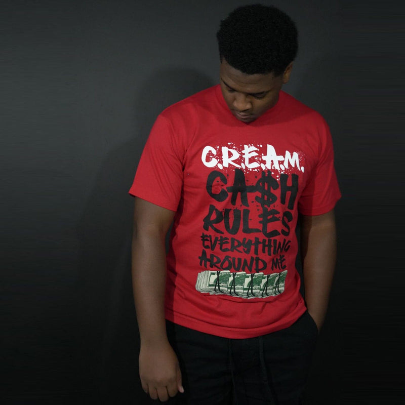 CREAM - Red T-Shirt T-Shirt Million Dolla Motive 