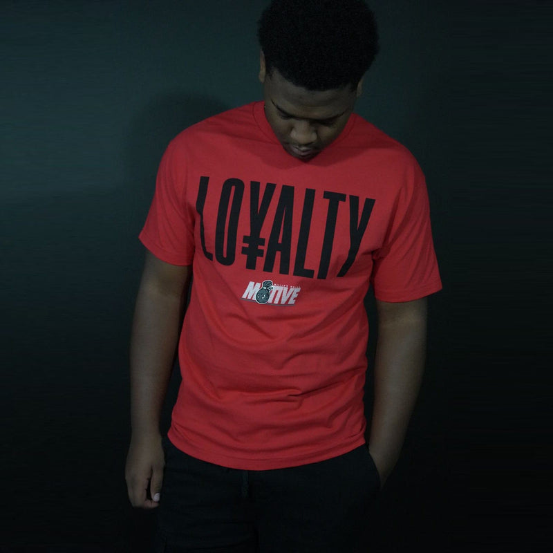 Loyalty - Red T-Shirt T-Shirt Million Dolla Motive 