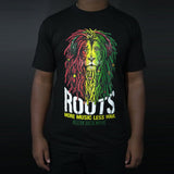 Roots Lion - Black T-Shirt