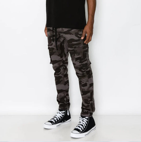 Grey Camo Cargo Jogger Pants JG805 – Million Dolla Motive