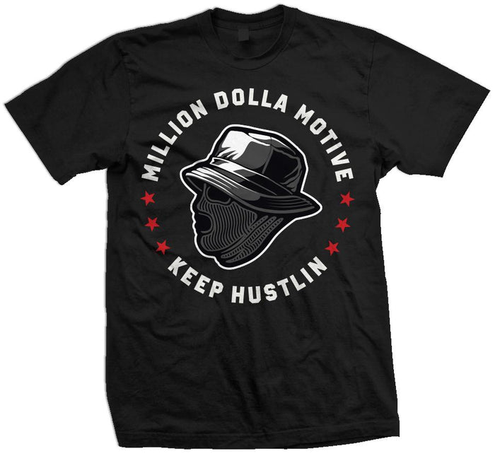 Keep Hustlin Mask - Black T-Shirt