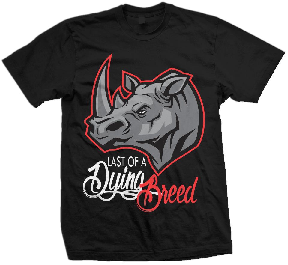 Last of a Dying Breed - Infrared on Black T-Shirt