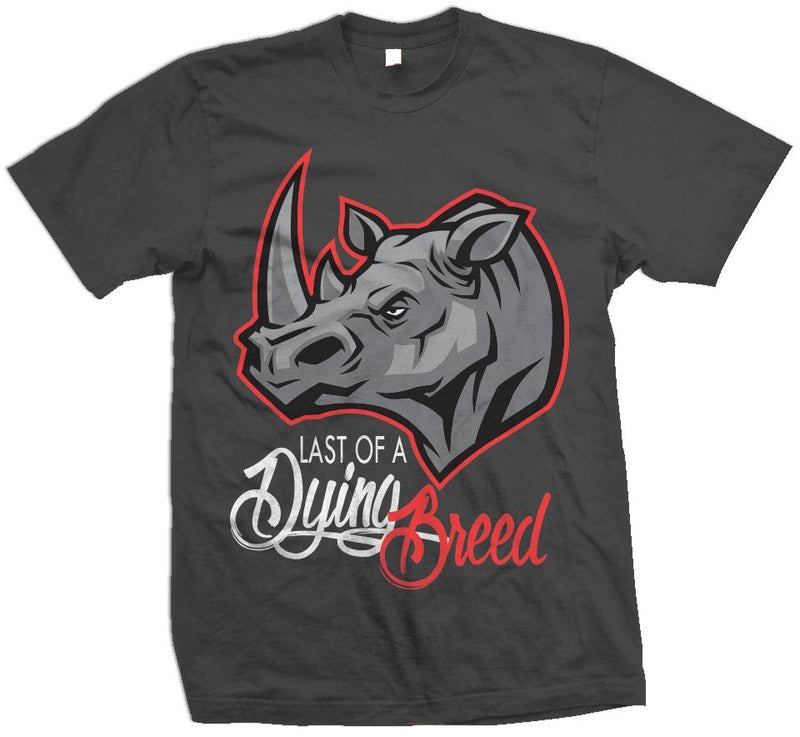 Last of a Dying Breed - Infrared on D Grey T-Shirt T-Shirt Million Dolla Motive 