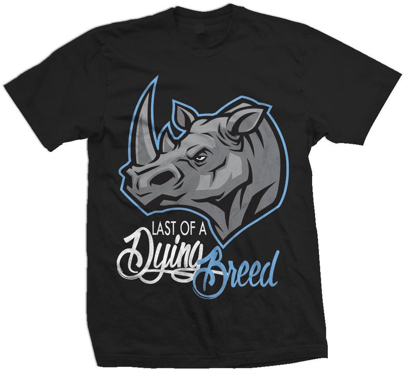 Last of a Dying Breed - University Blue on Black T-Shirt T-Shirt Million Dolla Motive 