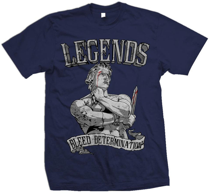 Legends Bleed Determination - Navy T-Shirt