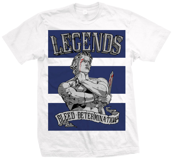 Legends Bleed Determination - White T-Shirt