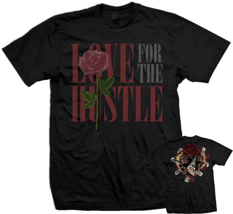 Love for the Hustle - Black T-Shirt T-Shirt Million Dolla Motive 