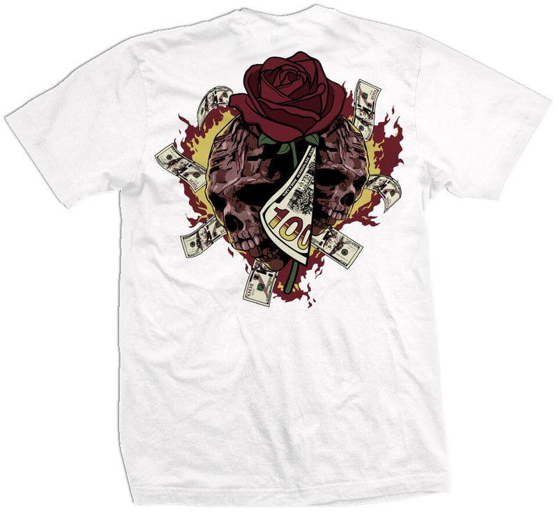 Love for the Hustle - White T-Shirt T-Shirt Million Dolla Motive 