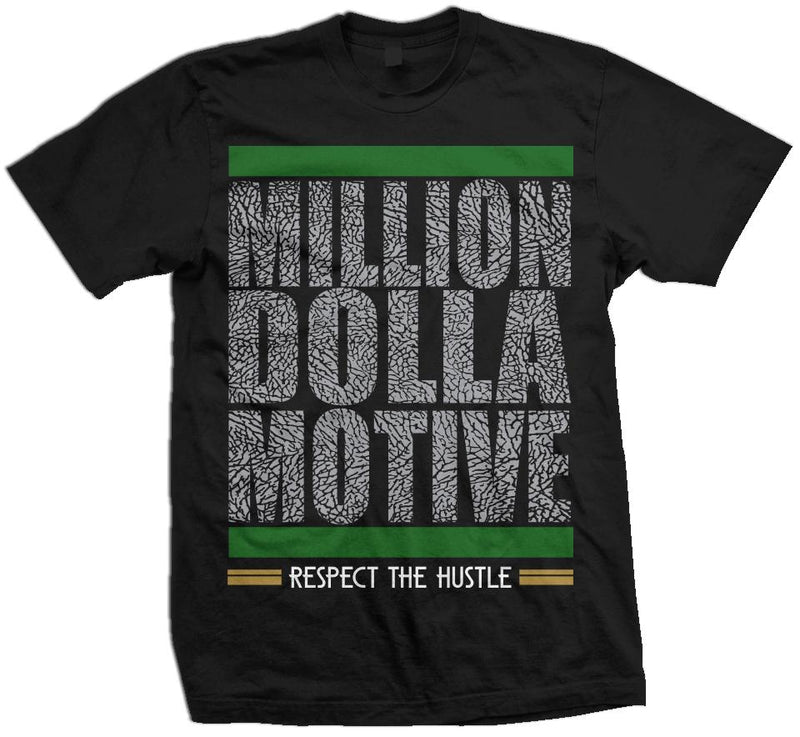 MDM Elephant Print - Black T-Shirt T-Shirt Million Dolla Motive 