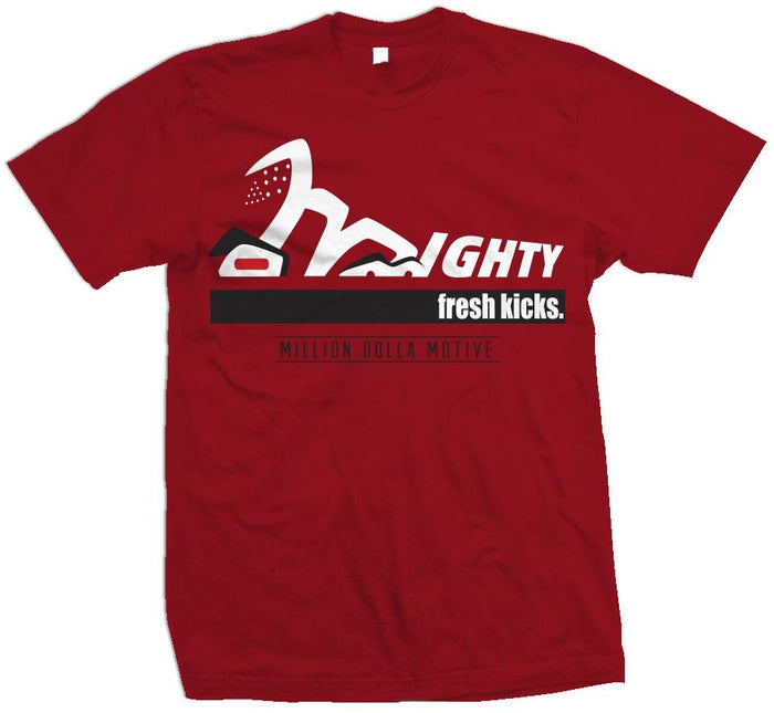 Mighty Fresh Kicks - Cardinal Carmine Red T-Shirt