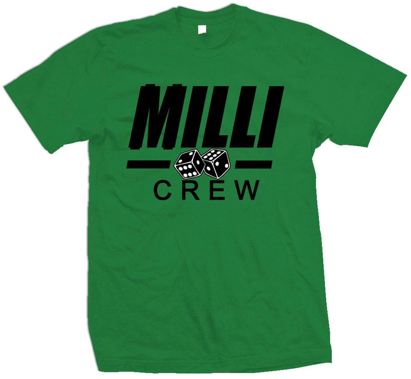 Milli Crew - Kelly Green T-Shirt T-Shirt Million Dolla Motive 