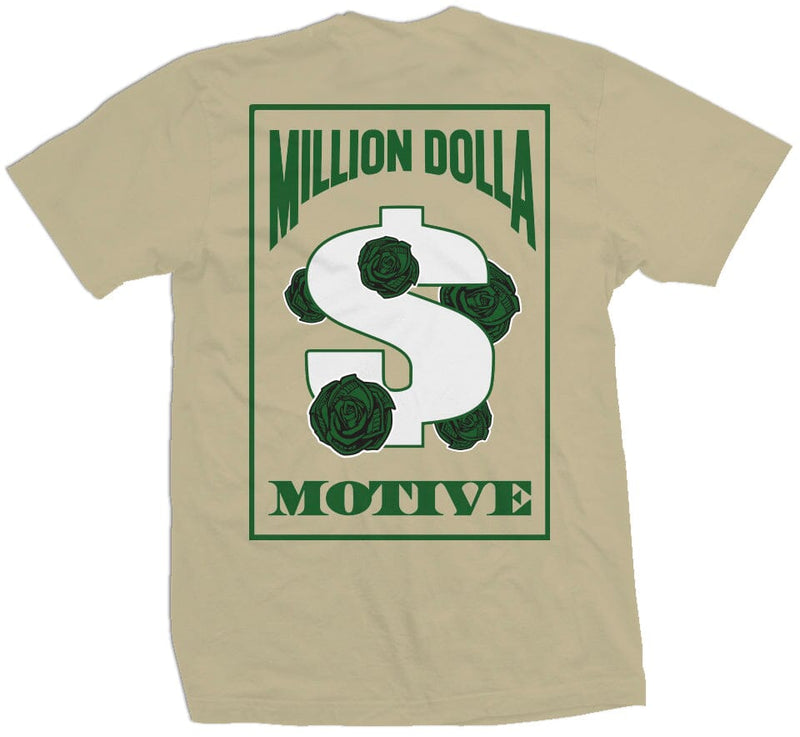 Million Dolla Motive Records - Khaki T-Shirt T-Shirt Million Dolla Motive 