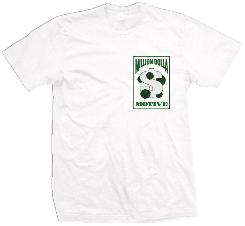 Million Dolla Motive Records - White T-Shirt T-Shirt Million Dolla Motive 