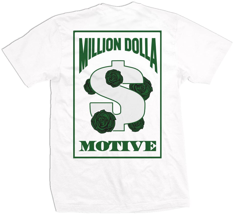 
                  
                    Million Dolla Motive Records - White T-Shirt
                  
                