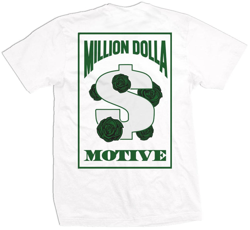 Million Dolla Motive Records - White T-Shirt T-Shirt Million Dolla Motive 