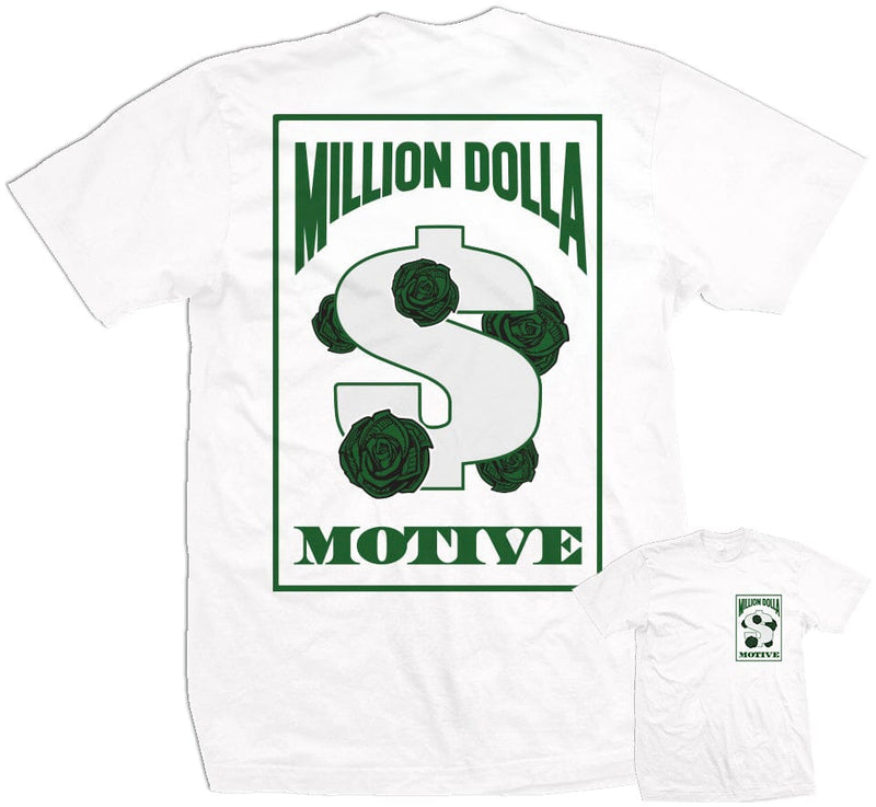 Million Dolla Motive Records - White T-Shirt T-Shirt Million Dolla Motive 