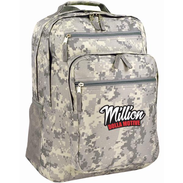 Million Dolla Motive - Digital Desert Camo Backpack