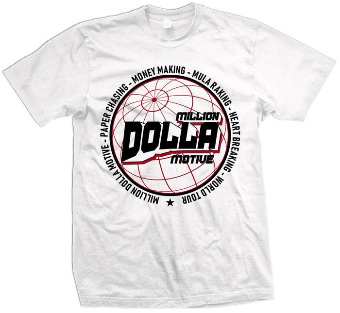 Million Dolla World Tour - White T-Shirt