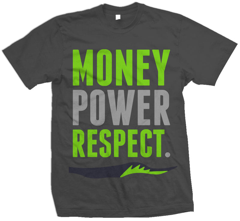 Money Power Respect - Dark Grey T-Shirt T-Shirt Million Dolla Motive 