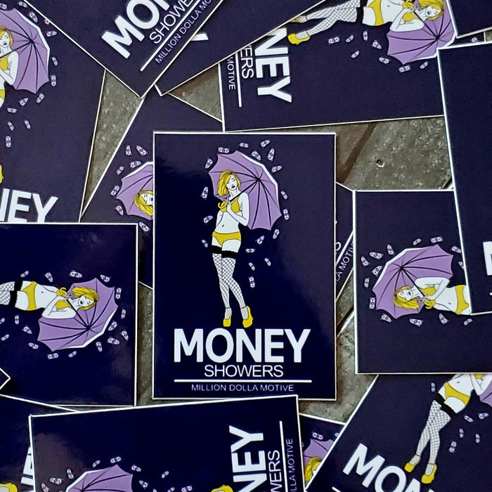 Money Showers Sticker